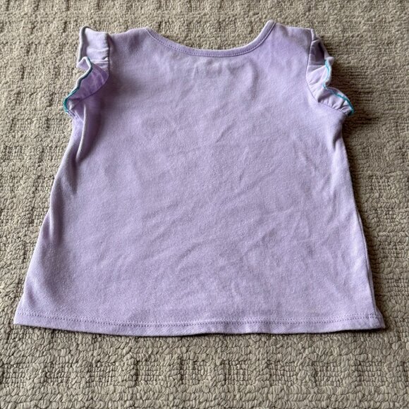 Disney - Little Mermaid Ariel Girls Sleeveless Shirt & Skirt Set - Size 3T - Picture 4 of 7